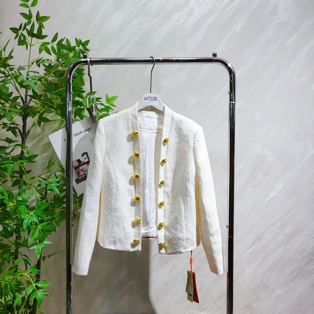 【H7220】女士气质轻奢百搭小香风外套