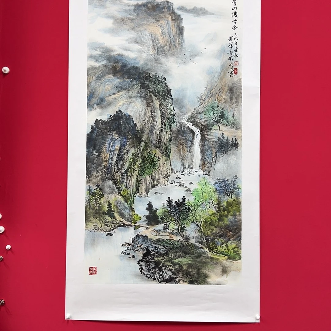 重***生国画沈丰明8平尺精品