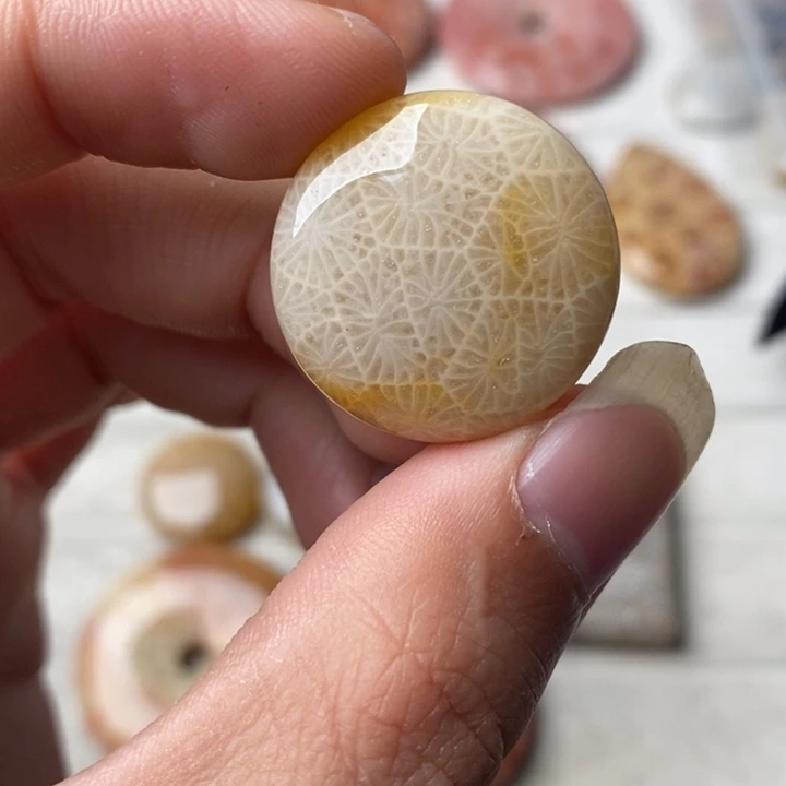 硅化玉颈饰未镶嵌菓*薆