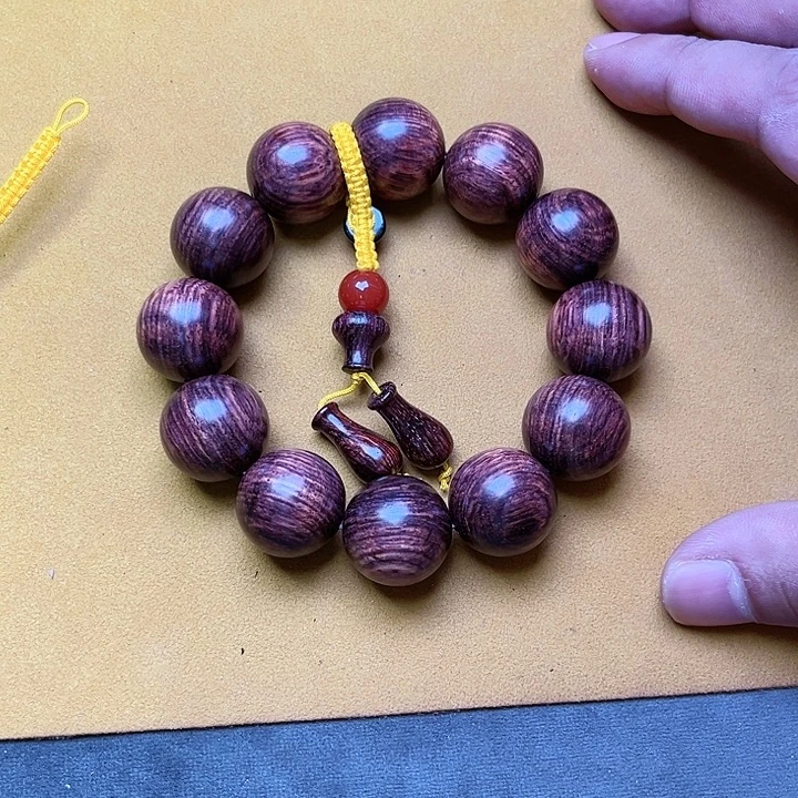 手串/手链黄花梨/降香黄檀2.0帝王紫紫油梨高货手串