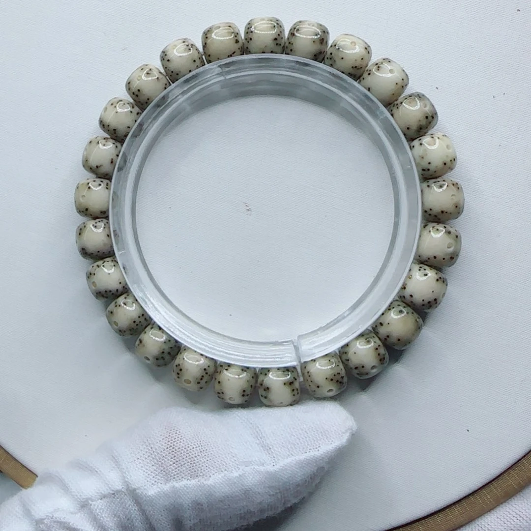 星月菩提手串月大留白9×8一朵果b1