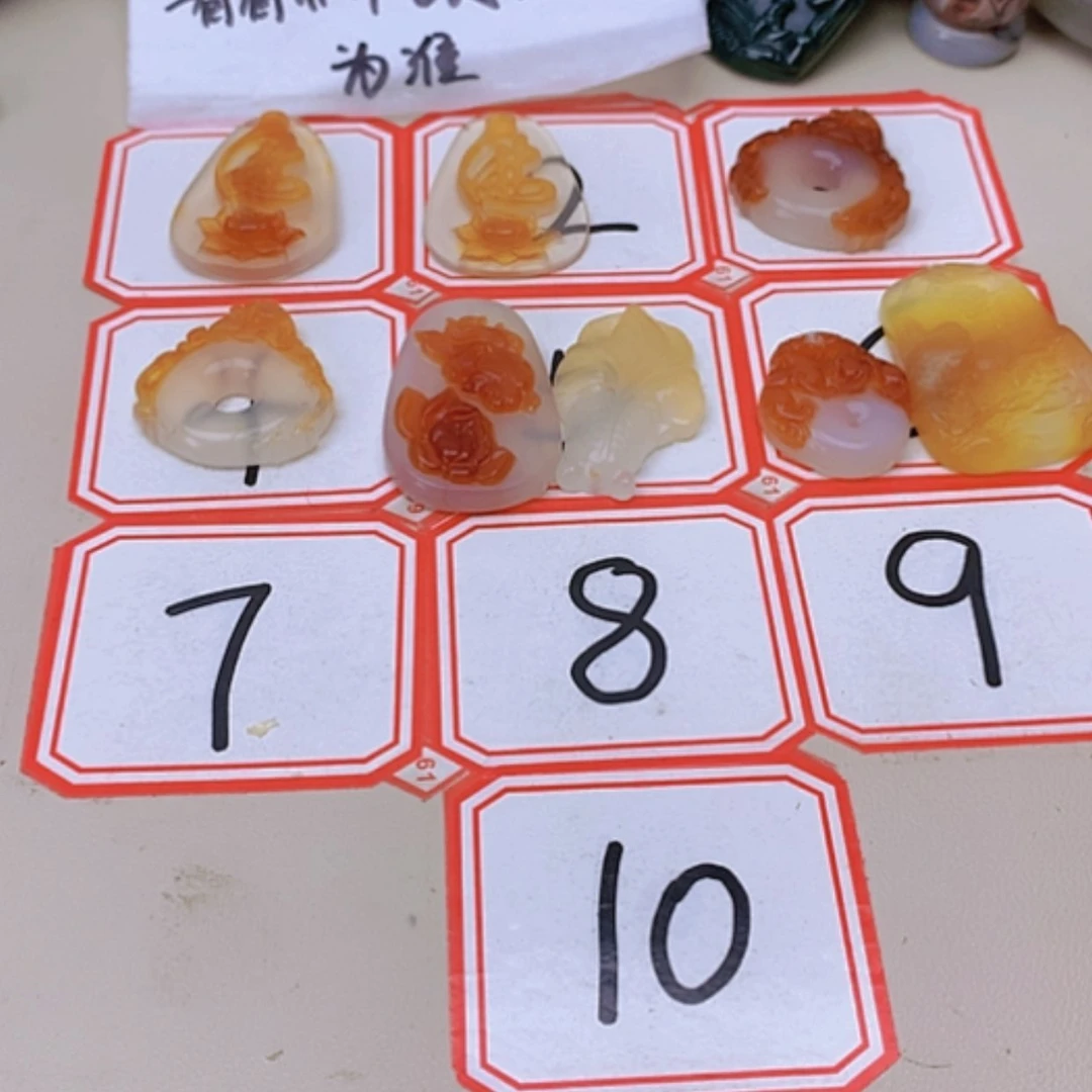 【闪购商品】玛瑙/玉髓未镶嵌珠宝半成品╰****╯