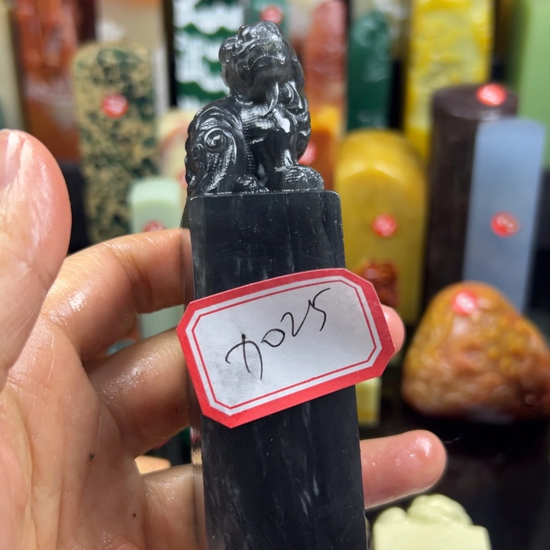 寿山石印石加*兰我也很开心