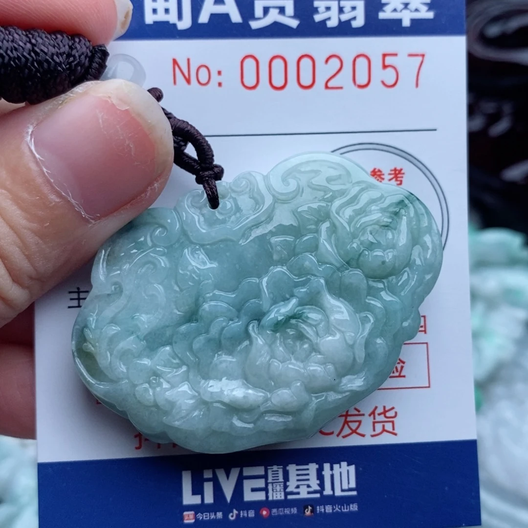 翡翠未镶嵌颈饰2234678