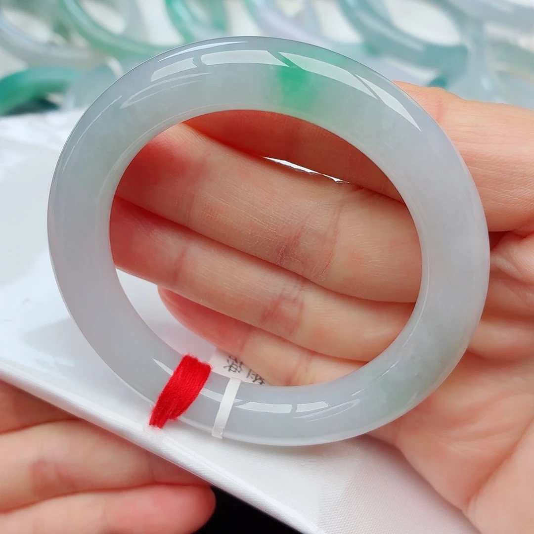 翡翠手镯未镶嵌13号-53圈口