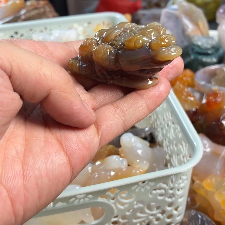 玛瑙/玉髓未镶嵌吊坠(不含链)