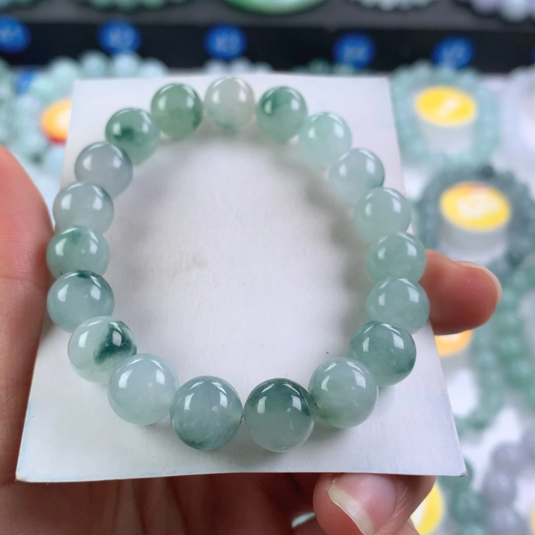 翡翠未镶嵌手链卡10