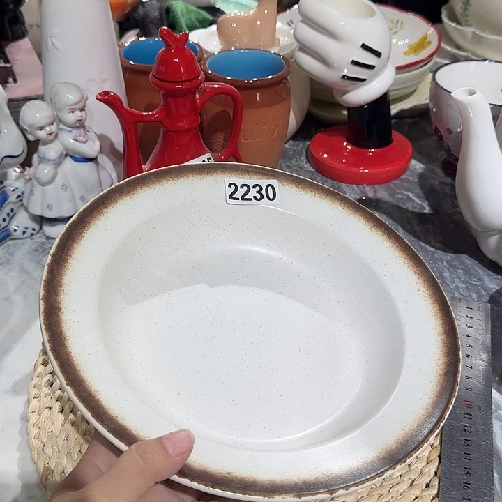 瓷片微瑕陶瓷介意慎拍2230