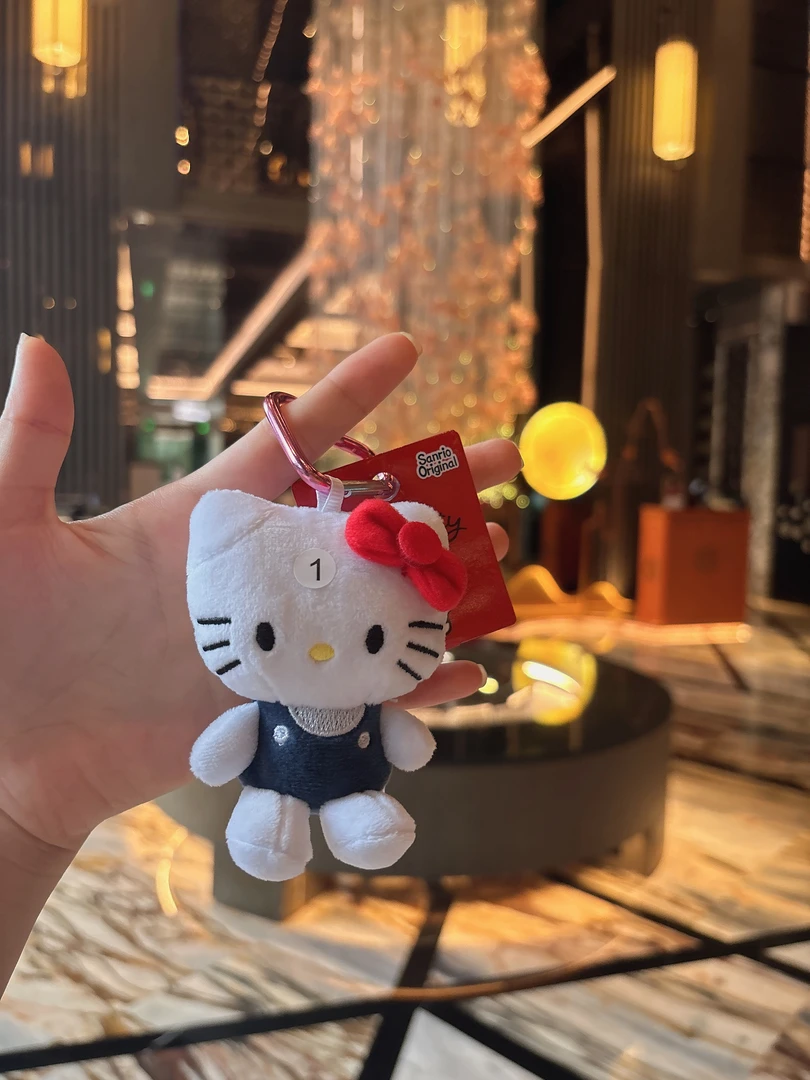 外贸原单货 kitty手办挂件毛绒公仔玩偶长腿圆脸潮玩合集 原品质