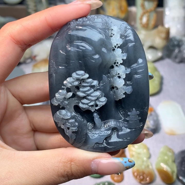 和田玉挂件未镶嵌