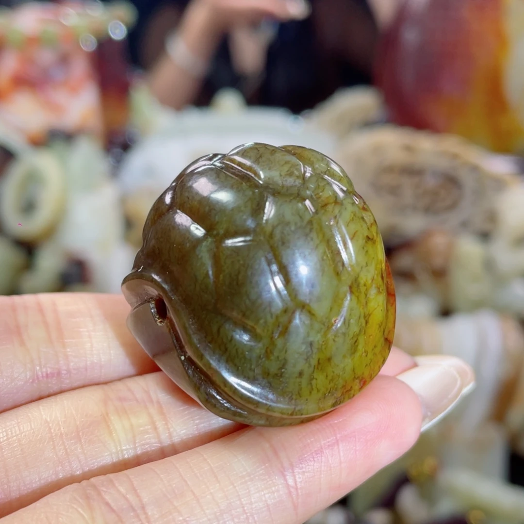 和田玉未镶嵌挂件102