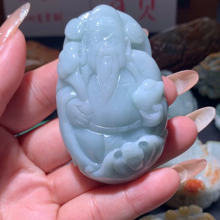 翡翠未镶嵌颈饰保真天然A货翡翠