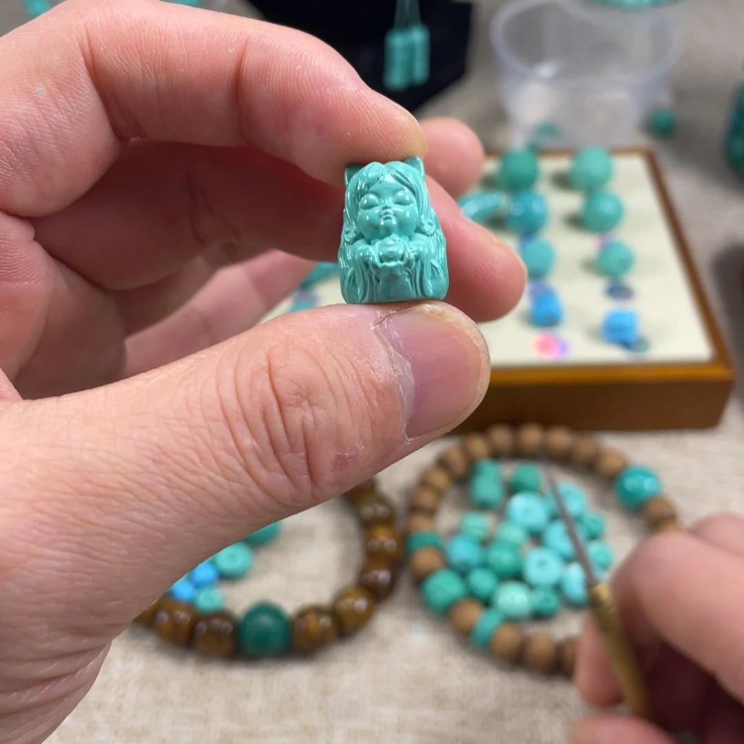 原生态湖北矿小配饰，直径13