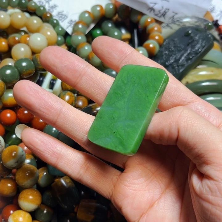 和田玉（碧玉）手链未镶嵌