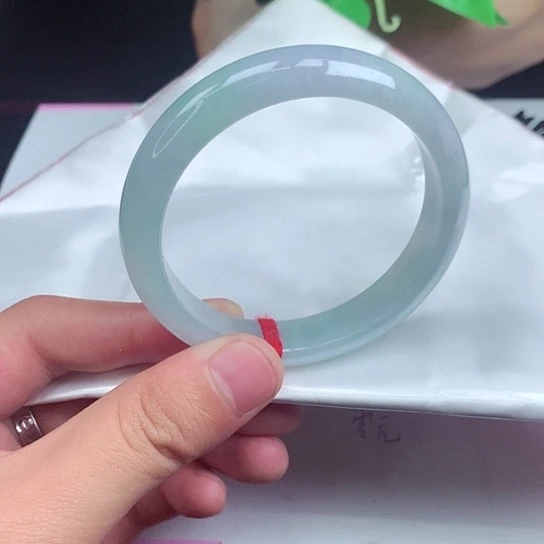 翡翠手镯未镶嵌正圈023