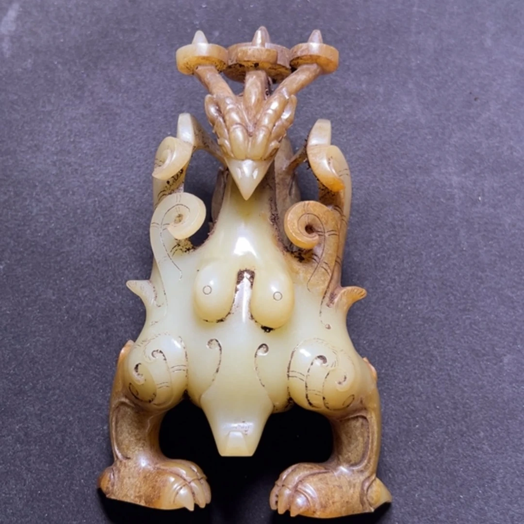 【闪购商品】和田玉未镶嵌挂件飞**光
