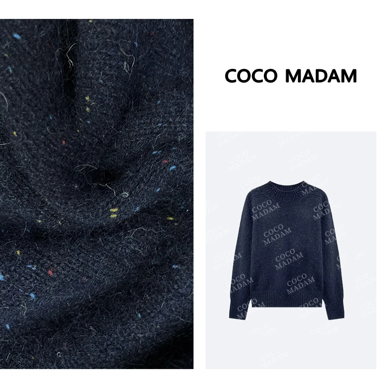 NIUNIU · Niu-450 100山羊绒冬季时尚简约保暖圆领毛衣