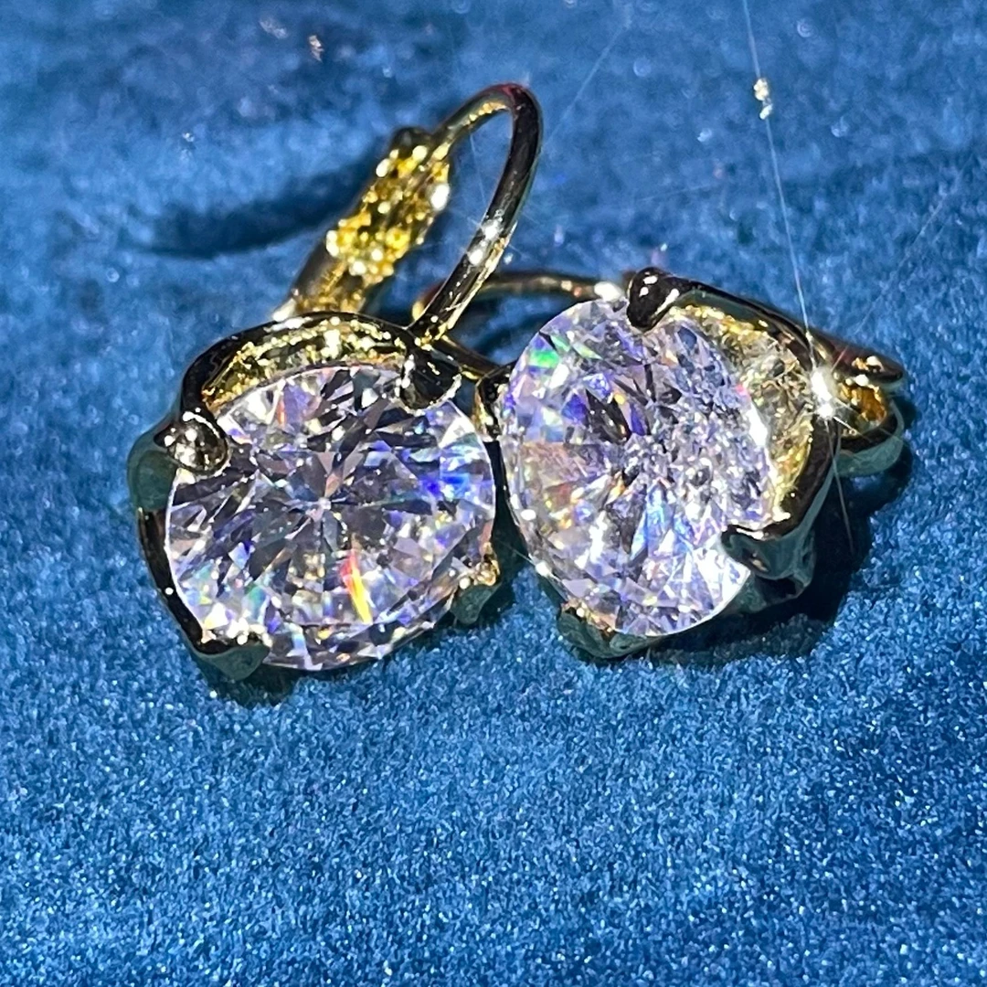 【南非库里南】NFKLN 高端奢华定制 白色花苞耳钩 053