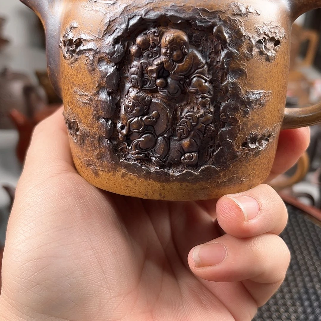 紫泥茶壶宜兴紫砂壶