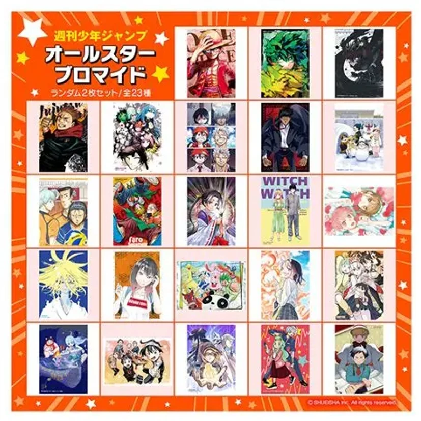 【玉米兔】日谷 少年jump全明星拍立得盲袋（直播代拆）