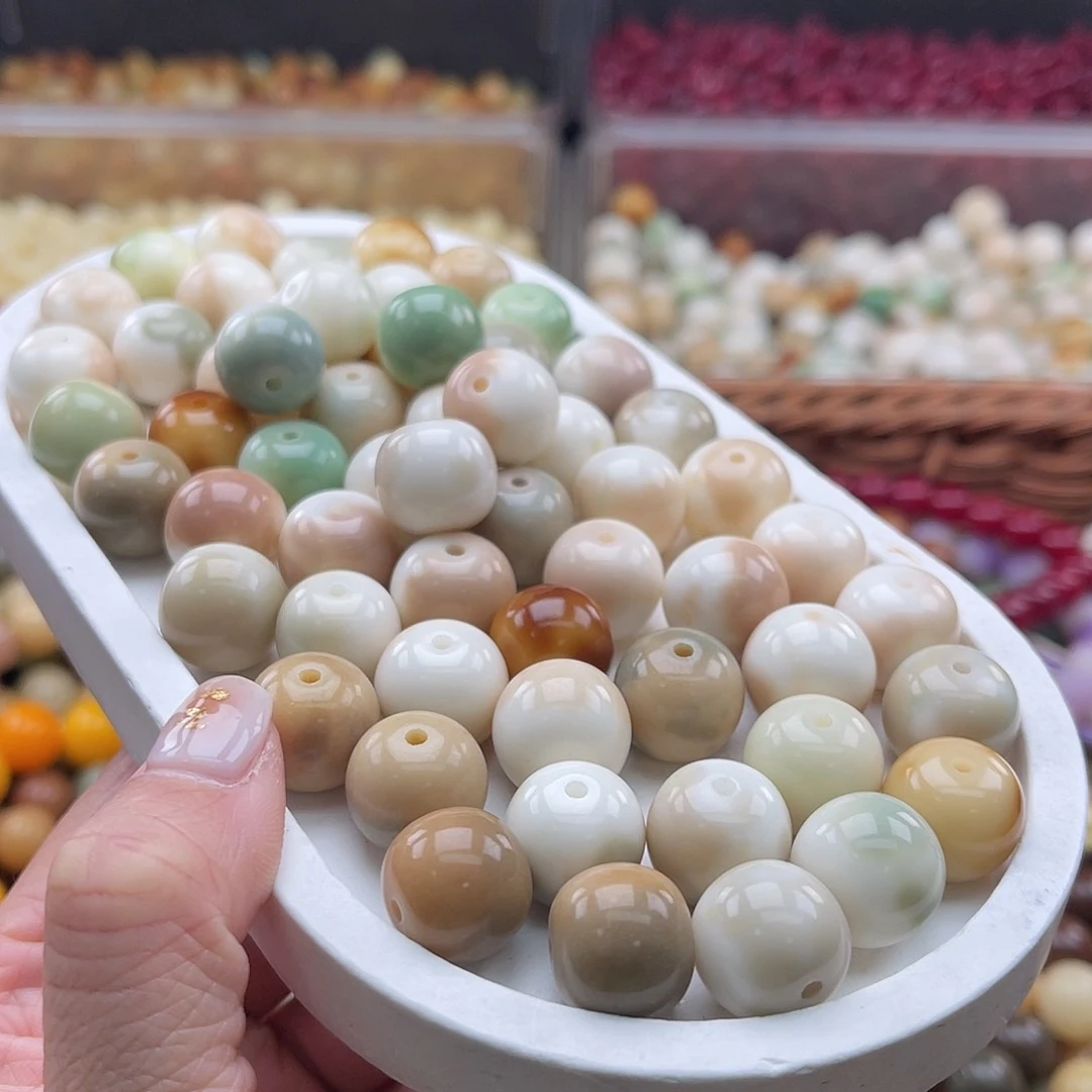 白玉菩提吊坠C/14.75mm/30+5颗