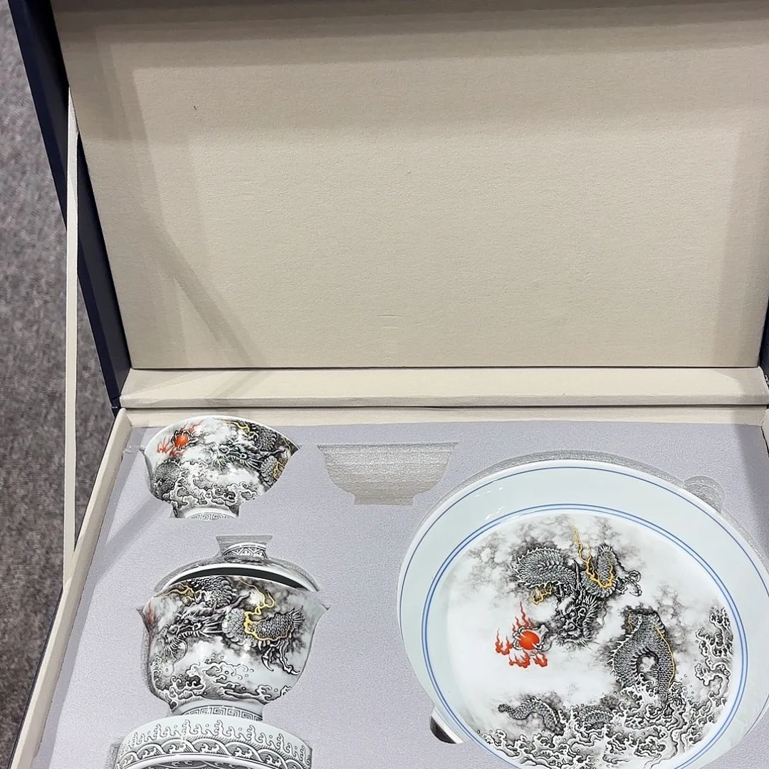 盖碗景德镇高温茶具