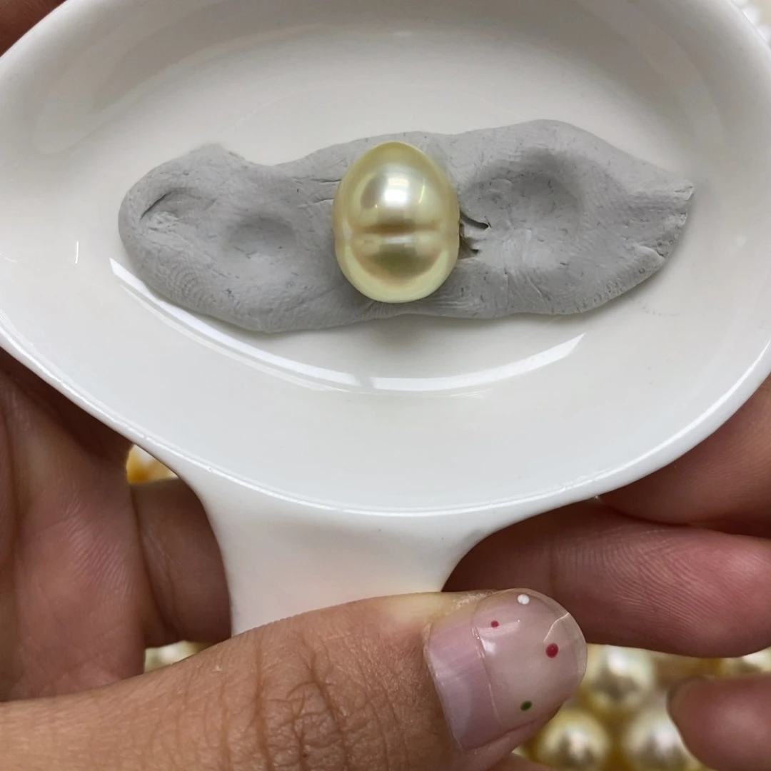 裸珠海水珍珠10.8，金绿，福利特价秒杀！！！
