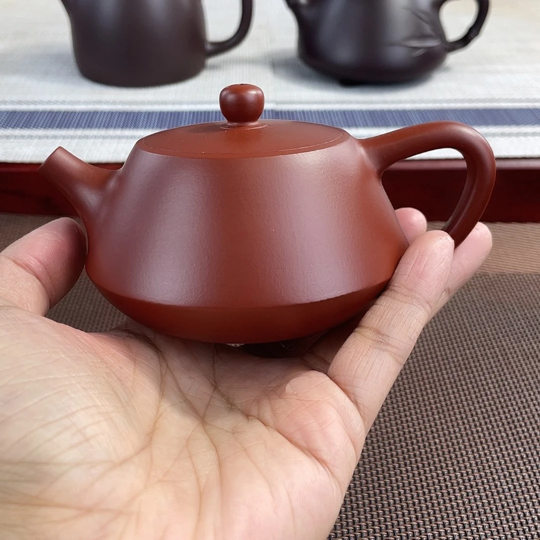 朱泥壶原矿朱泥石瓢器型