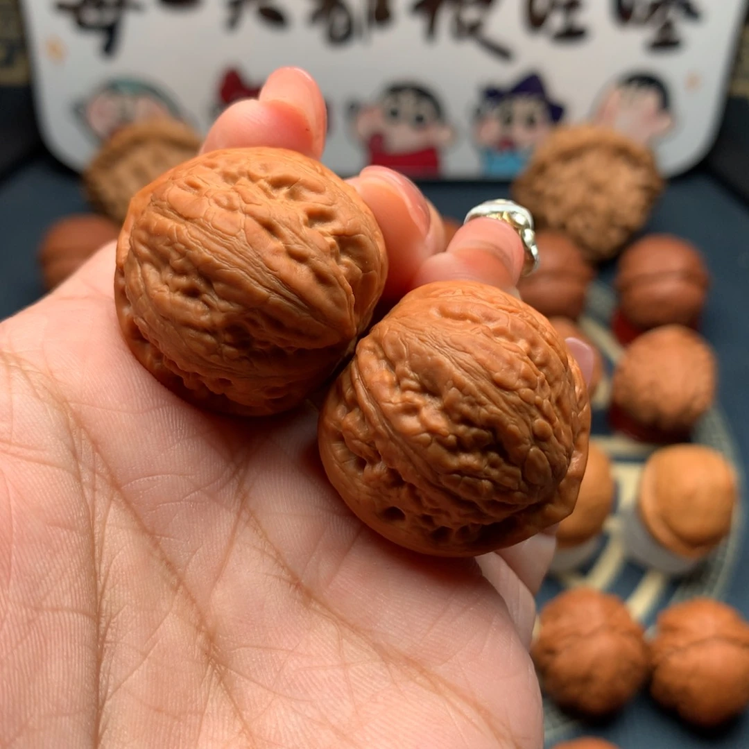 文玩核桃把件猴*核桃