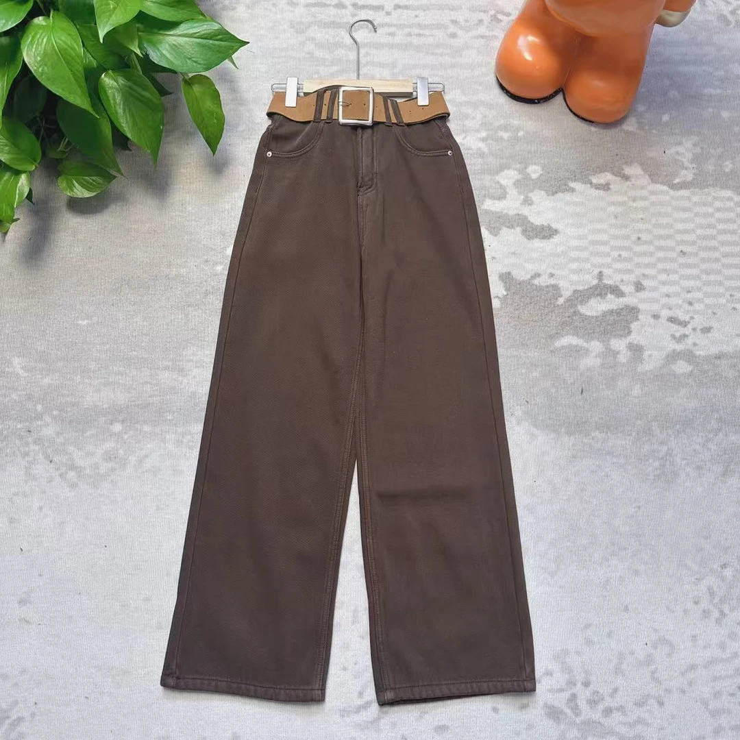 2025V v工作室新款 秋冬新款高定牛仔裤直筒百搭设计高级—16969