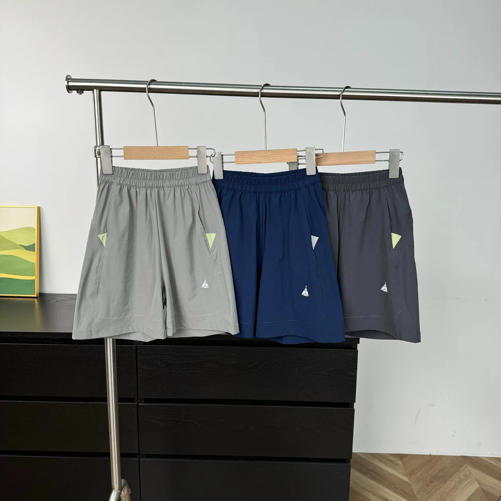 25夏季新款夏季自带凉感中大男童户外速干短裤松紧腰7081