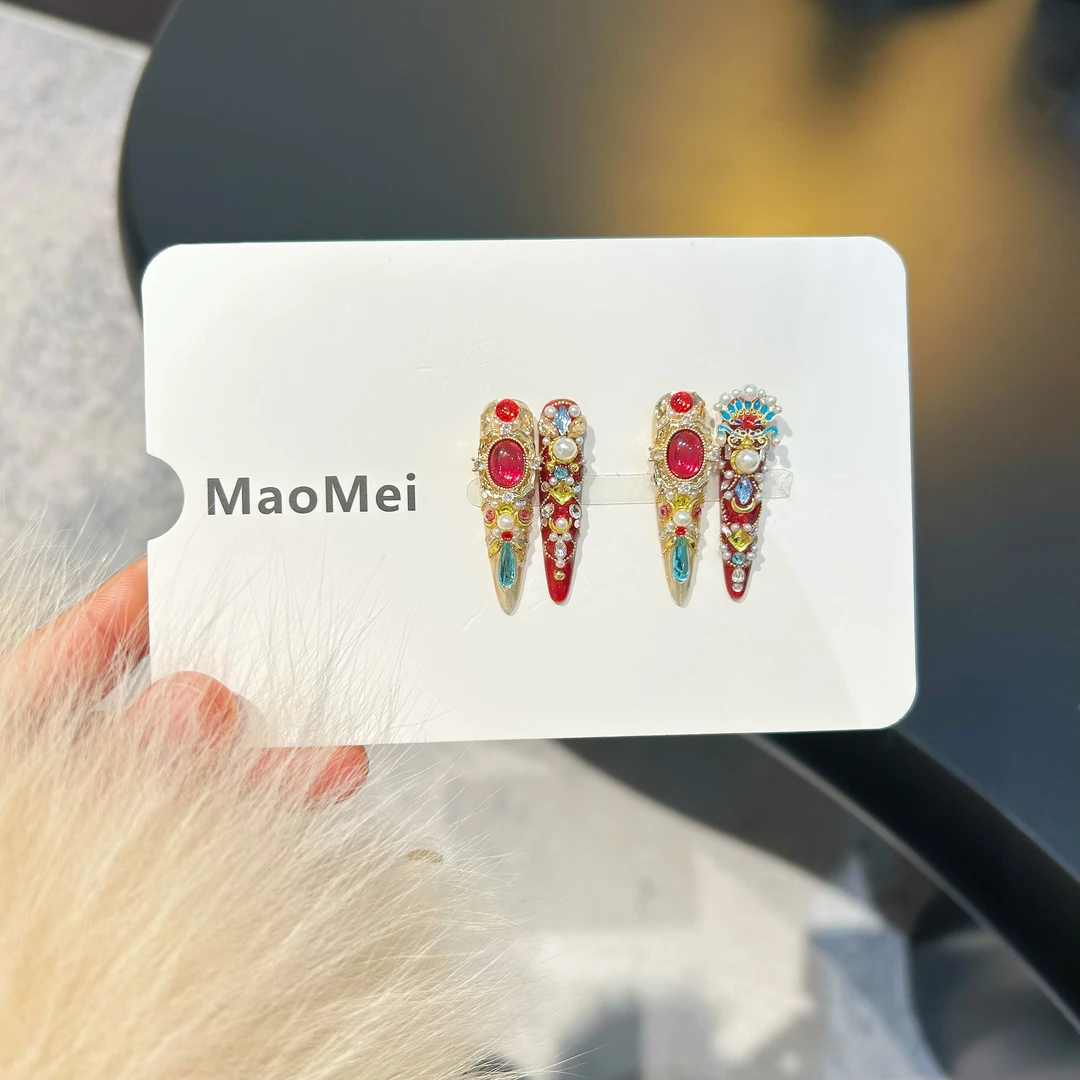 【嬛嬛美甲系列】猫妹设计穿戴甲 设计师款嬛嬛护甲系列大集合！！！