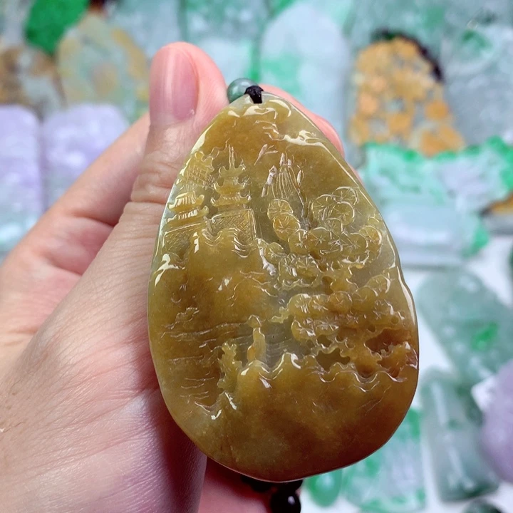 吊坠(不含链)未镶嵌翡翠
