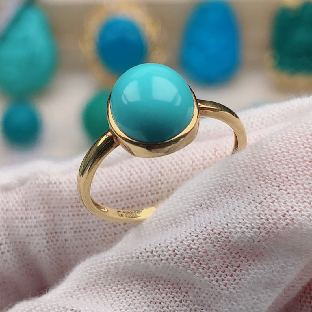 【闪购商品】绿松石配饰18K金镶嵌