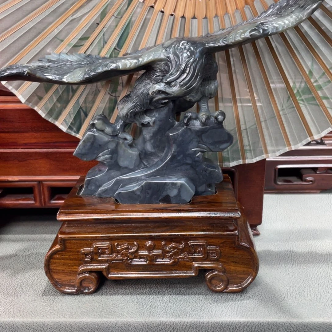 和田玉未镶嵌摆件