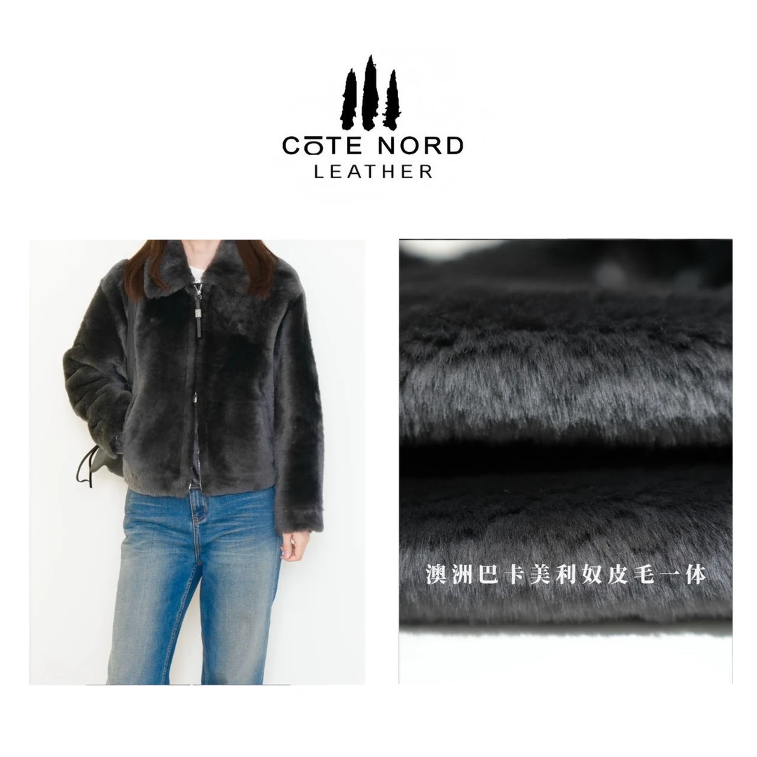 【小钱总】巴卡美利奴皮毛一体外套-YT H24-223(24325)