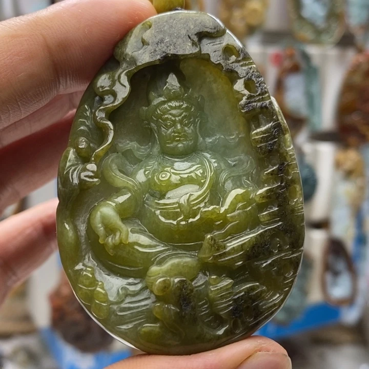颈饰未镶嵌翡翠财哥