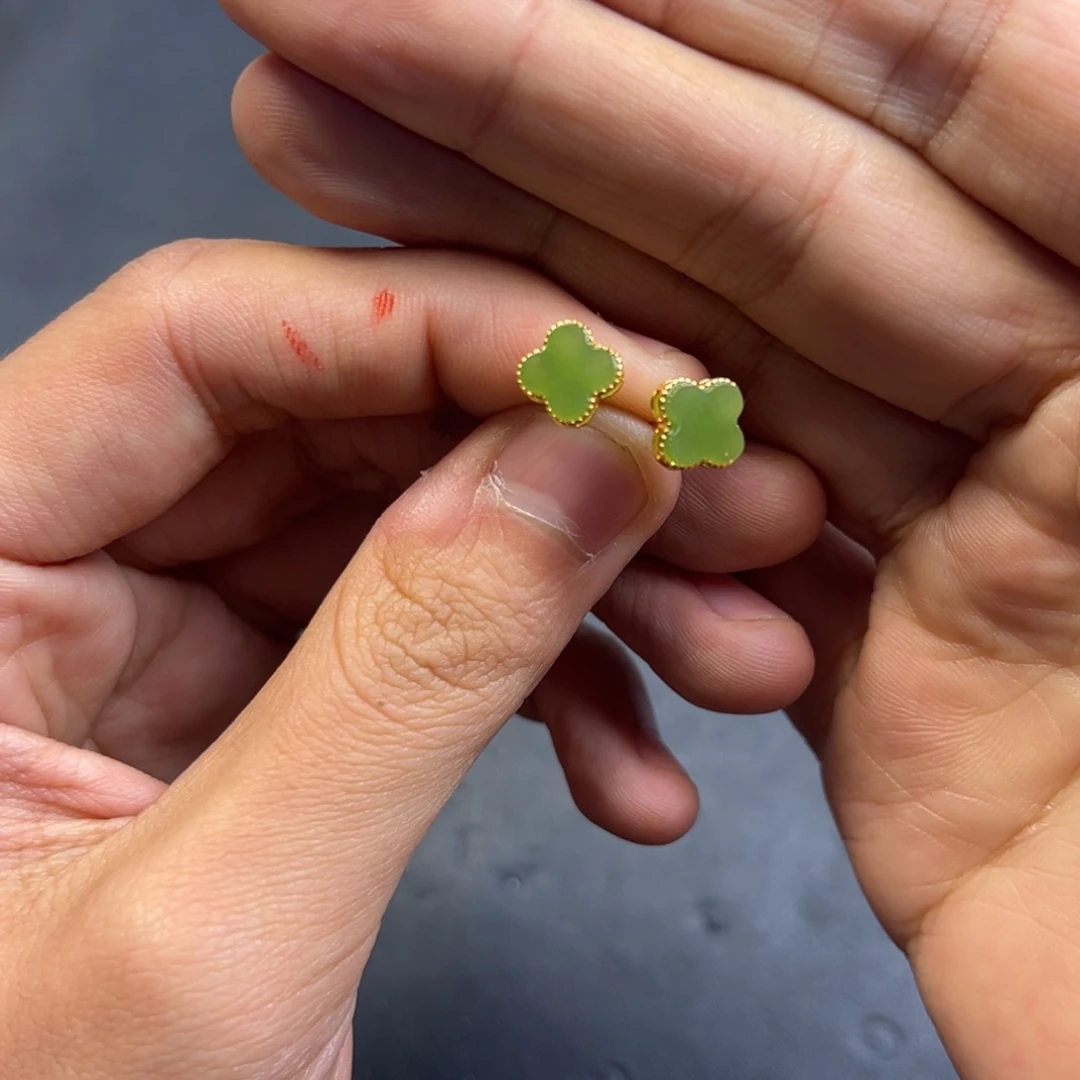 颈饰银S925镶嵌和田玉