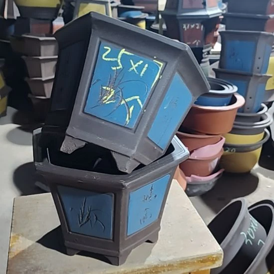 宜兴紫砂花盆清仓处理