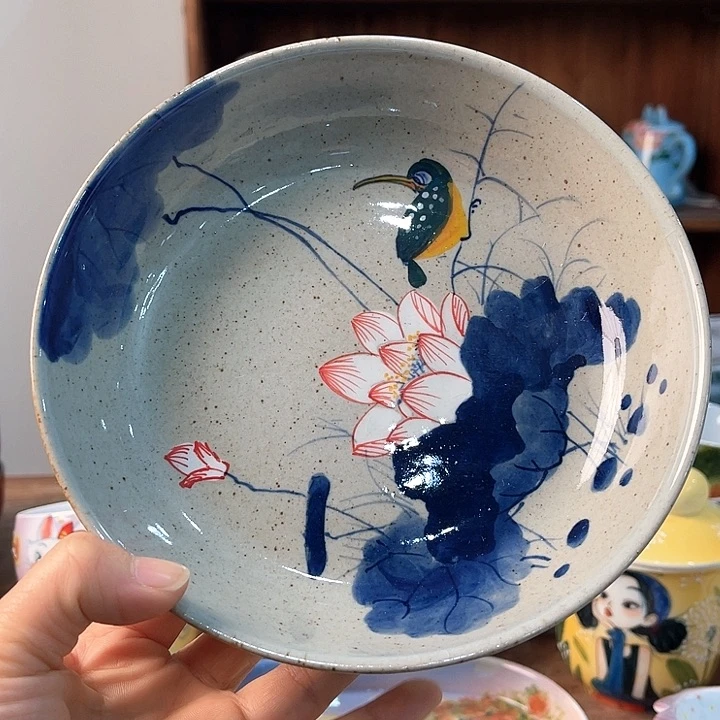 陶景德镇釉下手绘陶瓷