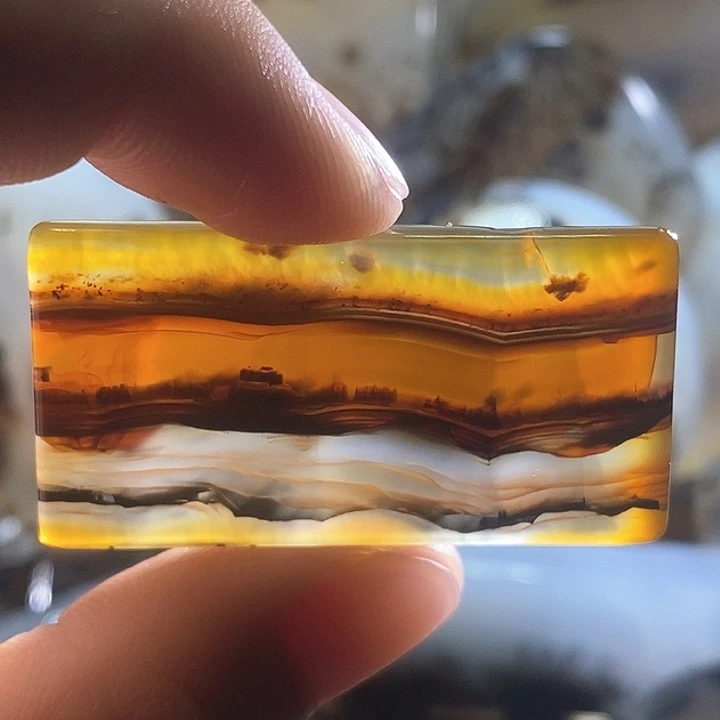 玛瑙/玉髓颈饰未镶嵌石*