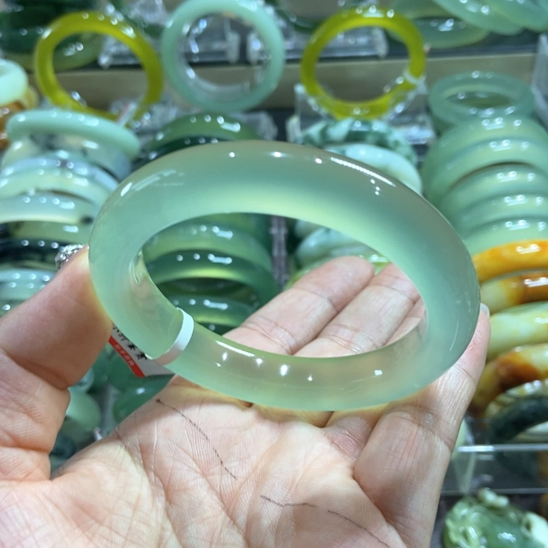 岫玉未镶嵌手镯60