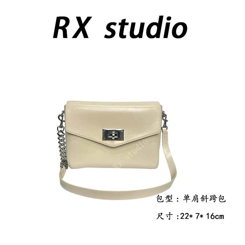 【南沙瑞熙】SD-5257-1-奶油白RAIN.CUN轻奢小众时尚女士包