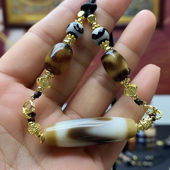 玛瑙/玉髓合金颈饰