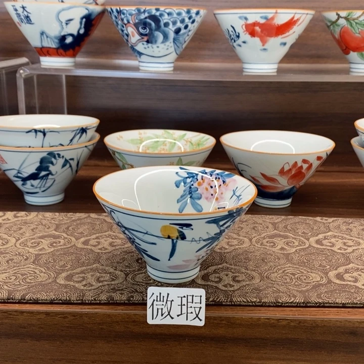 釉下老陶泥手工绘制