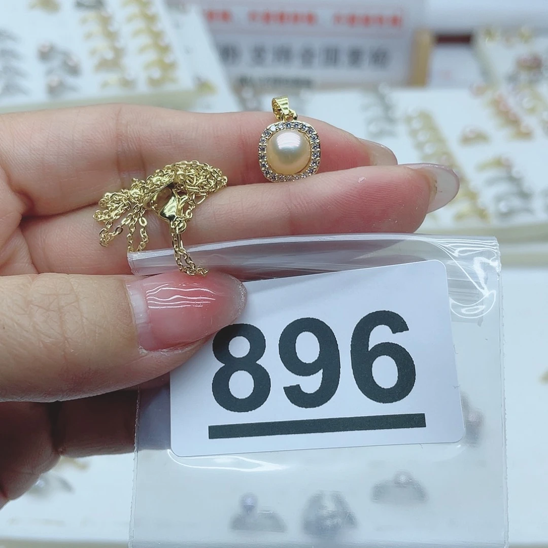 淡水珍珠珠宝奇石合金896