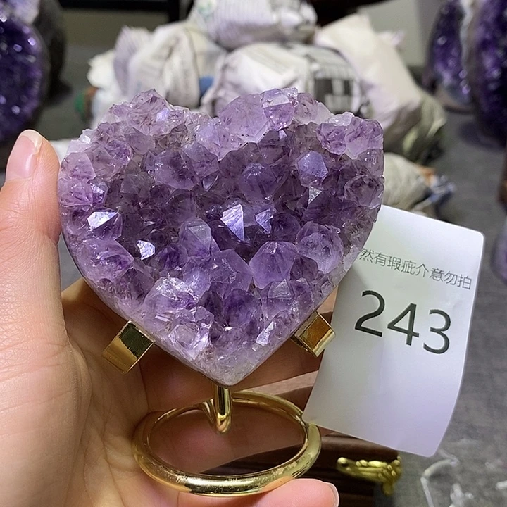 未镶嵌珠宝半成品紫晶