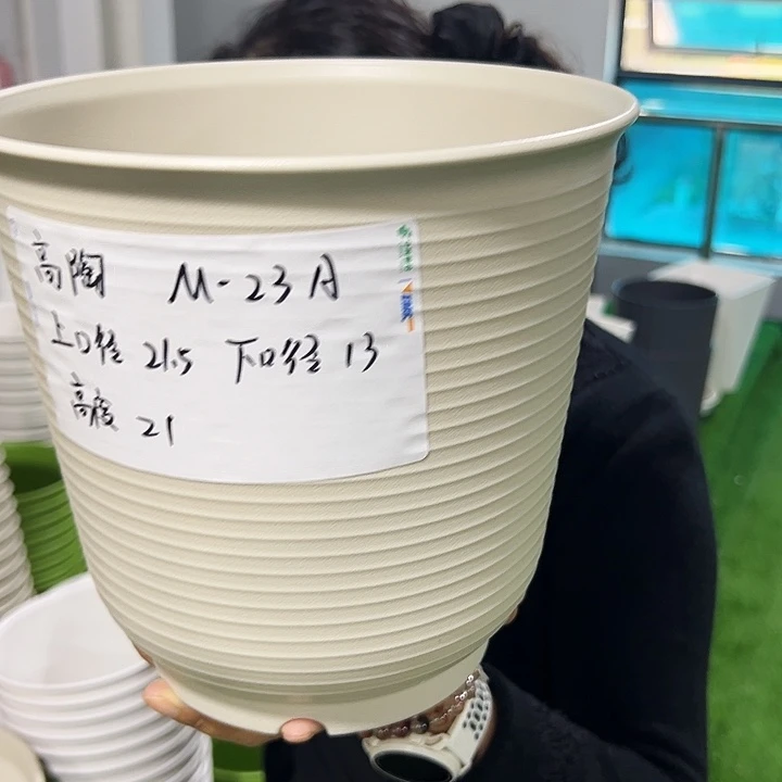 正品高陶口21高21米色无托6只