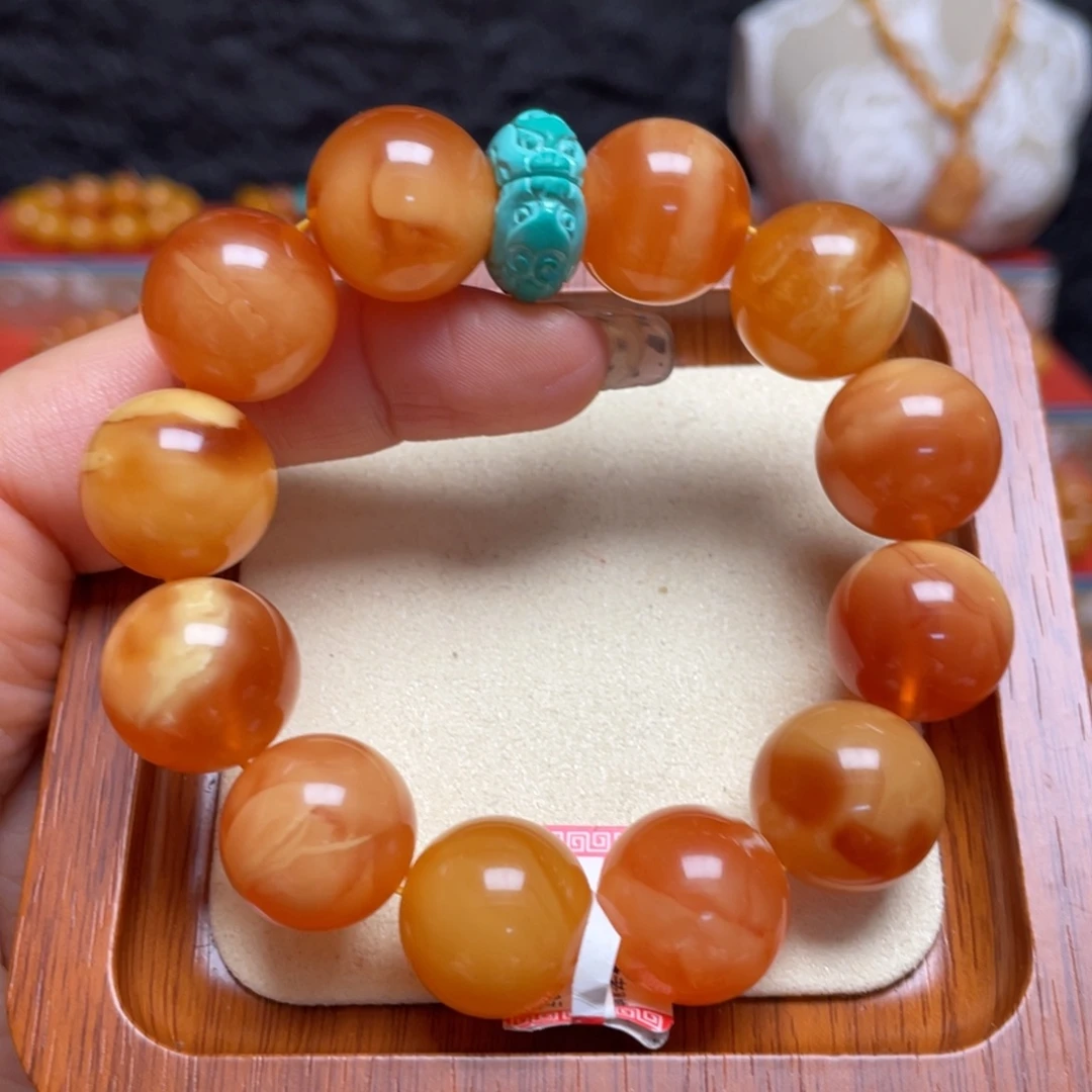 蜜蜡未镶嵌手链手串