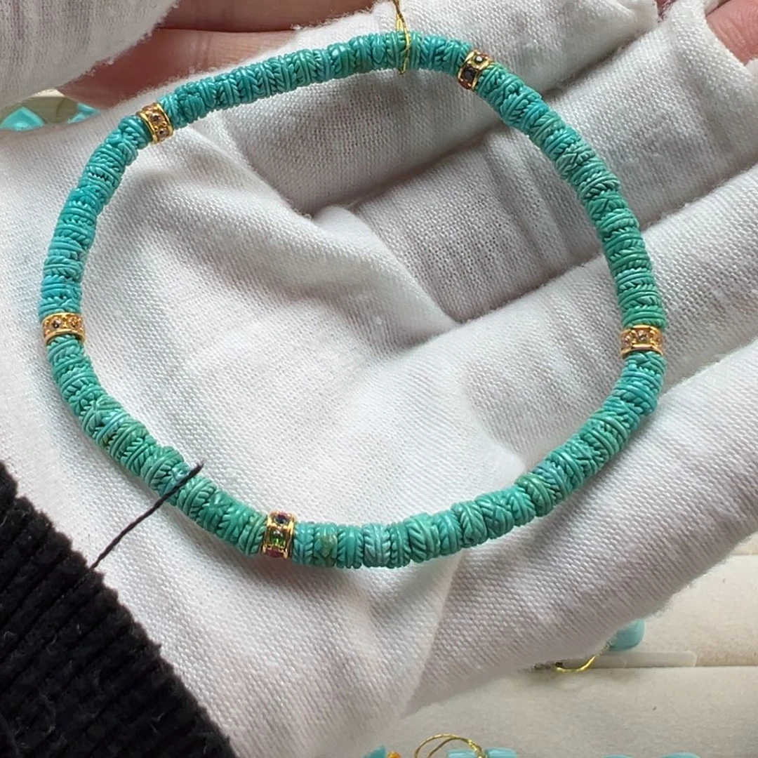 绿松石未镶嵌配饰